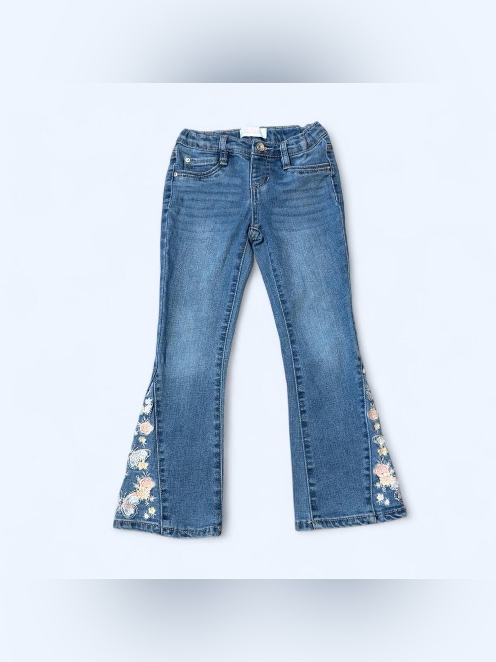 Y2K Floral Flare Girls Jeans by Squeeze!